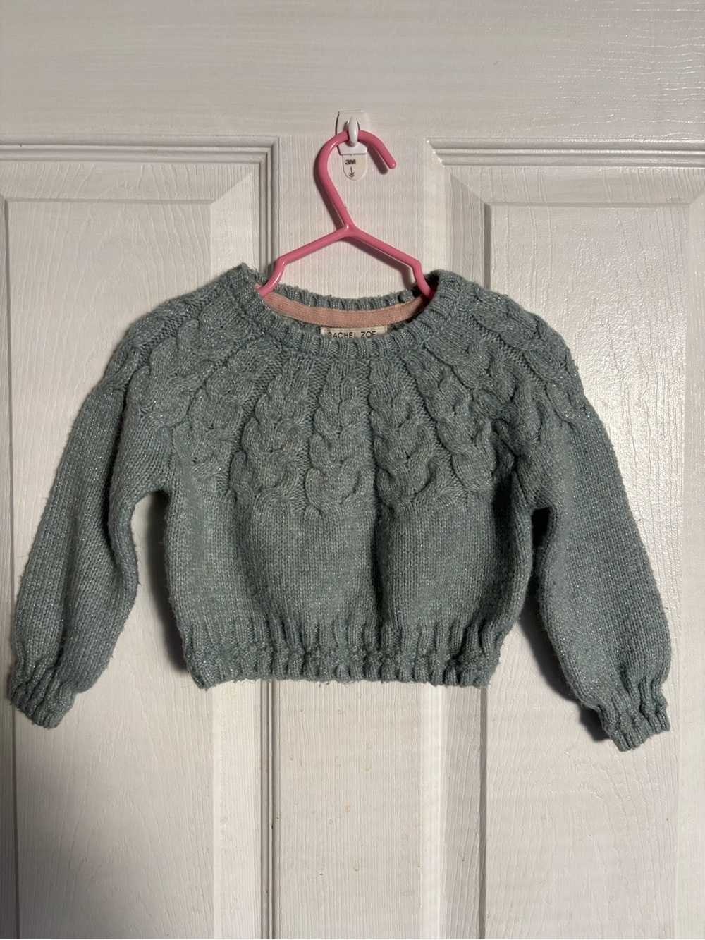 Rachel Zoe Knit Crewneck Sweater in Grey